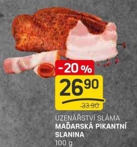 Maďarská slanina pikantní Sláma