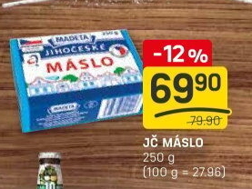 Máslo Jihočeské Madeta