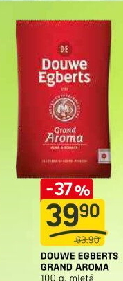 Mletá káva Grand Aroma Douwe Egberts