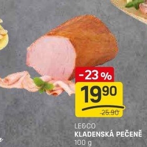 Pečeně kladenská LE&amp