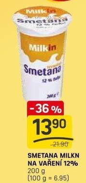 Smetana Milkin 12%