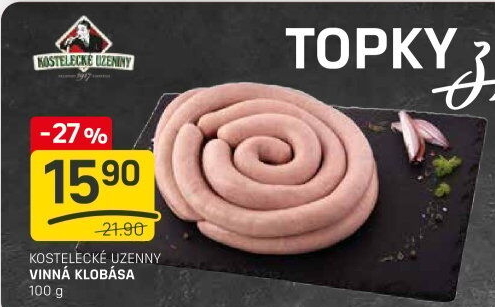 Vinná klobása Kostelecké uzeniny