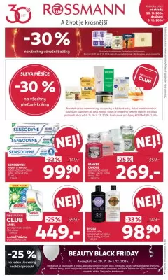 akční leták ROSSMANN drogerie 20.11.2024-3.12.2024