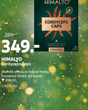 Doplněk stravy Cordyceps Caps Himalyo