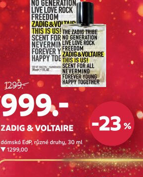 Parfémovaná voda dámská Zadig &amp