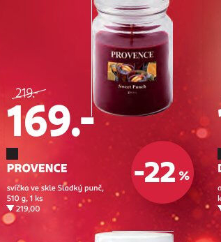Svíčky ve skle vonné Provence