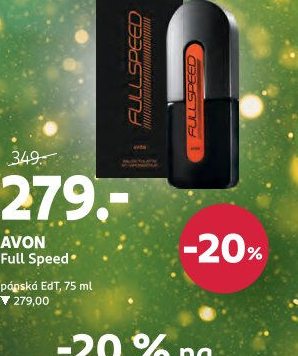 Toaletní voda pánská Avon Full Speed