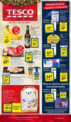 akční leták Tesco 20.11.2024-26.11.2024
