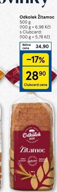 Chléb Žitamoc Odkolek