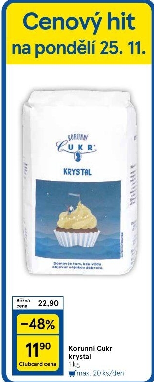 Cukr krystal Korunní