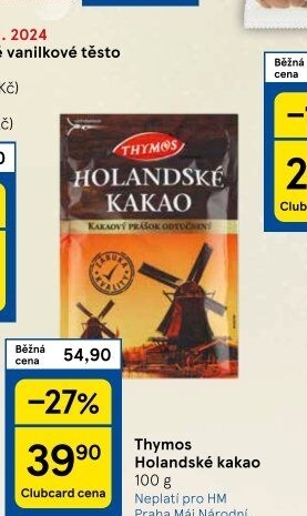 Kakao holandské Thymos
