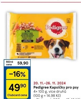 Kapsičky pro psy Pedigree