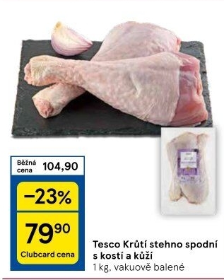 Krůtí stehna Tesco