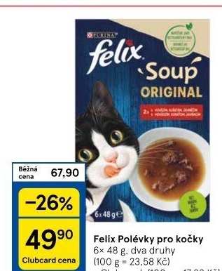 Polévka pro kočky Felix Purina