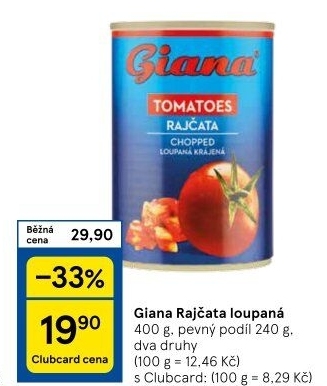 Rajčata loupaná Giana