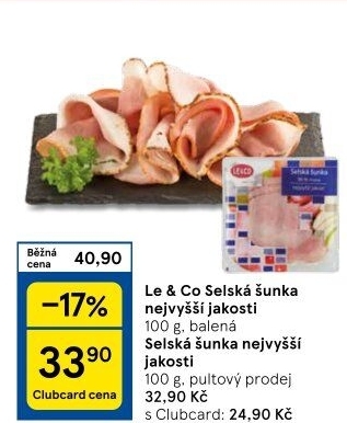 Šunka selská nejvyšší jakosti