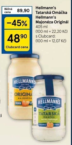 Tatarská omáčka Hellmann'