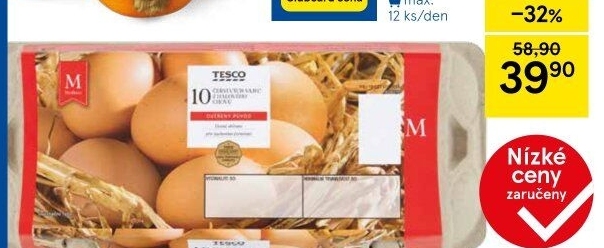 Vejce M Tesco