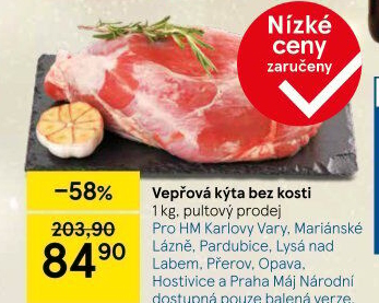 Vepřová kýta bez kosti