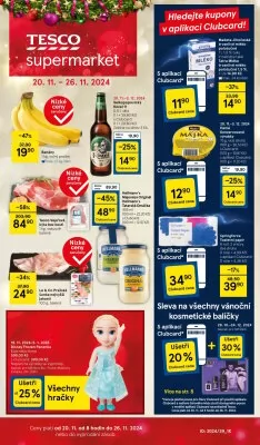 akční leták Tesco 20.11.2024-26.11.2024