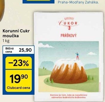 Cukr moučka Korunní