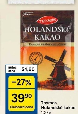 Kakao holandské Thymos
