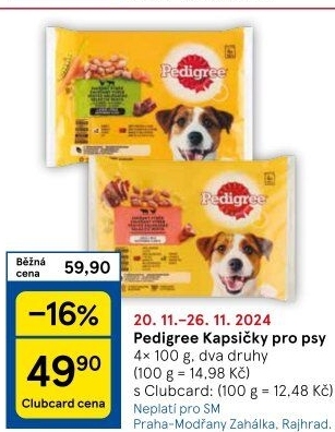 Kapsičky pro psy Pedigree