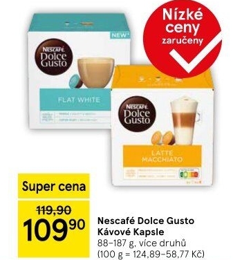 Kapsle Dolce Gusto Nescafé
