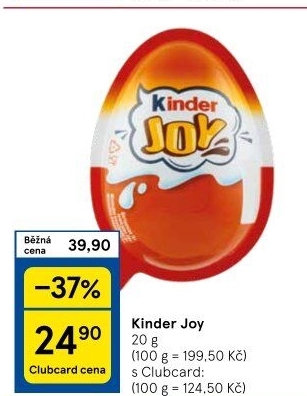 Kinder Joy s překvapením