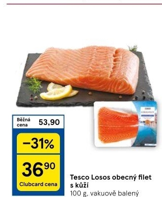 Losos filety Tesco