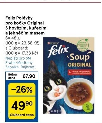 Polévka pro kočky Felix Purina