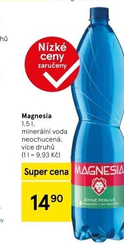 Přírodní voda Magnesia