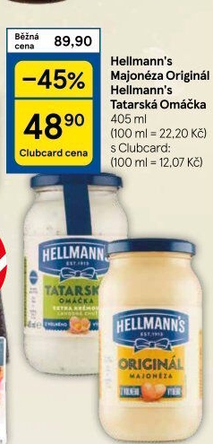 Tatarská omáčka Hellmann'