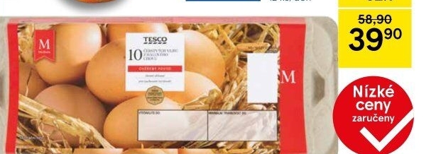 Vejce M Tesco