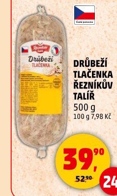 Drůbeží tlačenka Řezníkův talíř