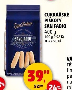 Piškoty cukrářské Savoiardi San Fabio