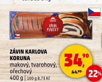 Závin Karlova Koruna