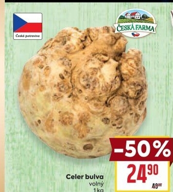 Celer bulva Česká farma