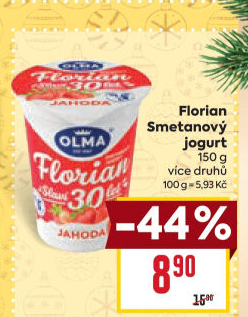 Jogurt smetanový Florian Olma