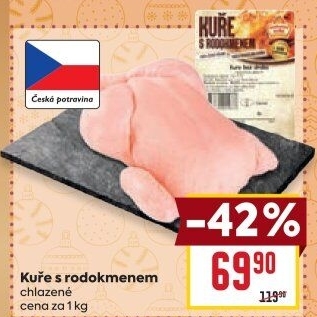 Kuře s rodokmenem Vodňanské kuře