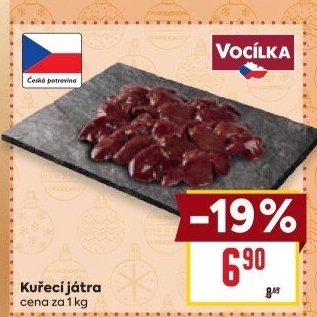 Kuřecí játra Vocílka
