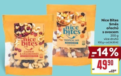 Mix ořechů a ovoce Nice Bites