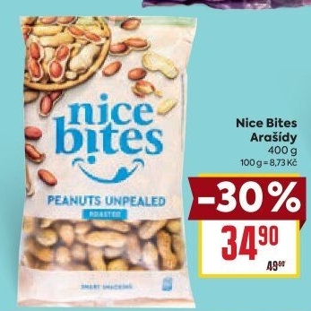 Neloupané arašídy Nice Bites
