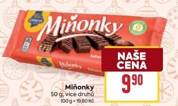 Oplatky Miňonky Opavia