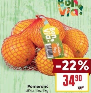 Pomeranče Billa Bonvia