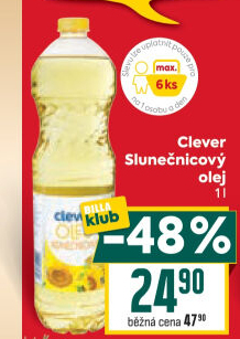Slunečnicový olej Clever