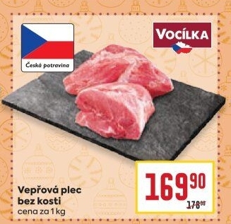 Vepřová plec bez kosti Vocílka