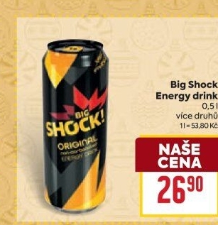 Energetický nápoj Big Shock