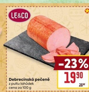 Pečeně debrecínská LE&amp