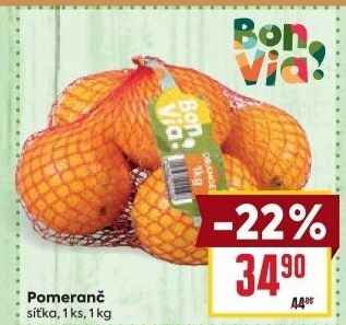 Pomeranče Billa Bonvia